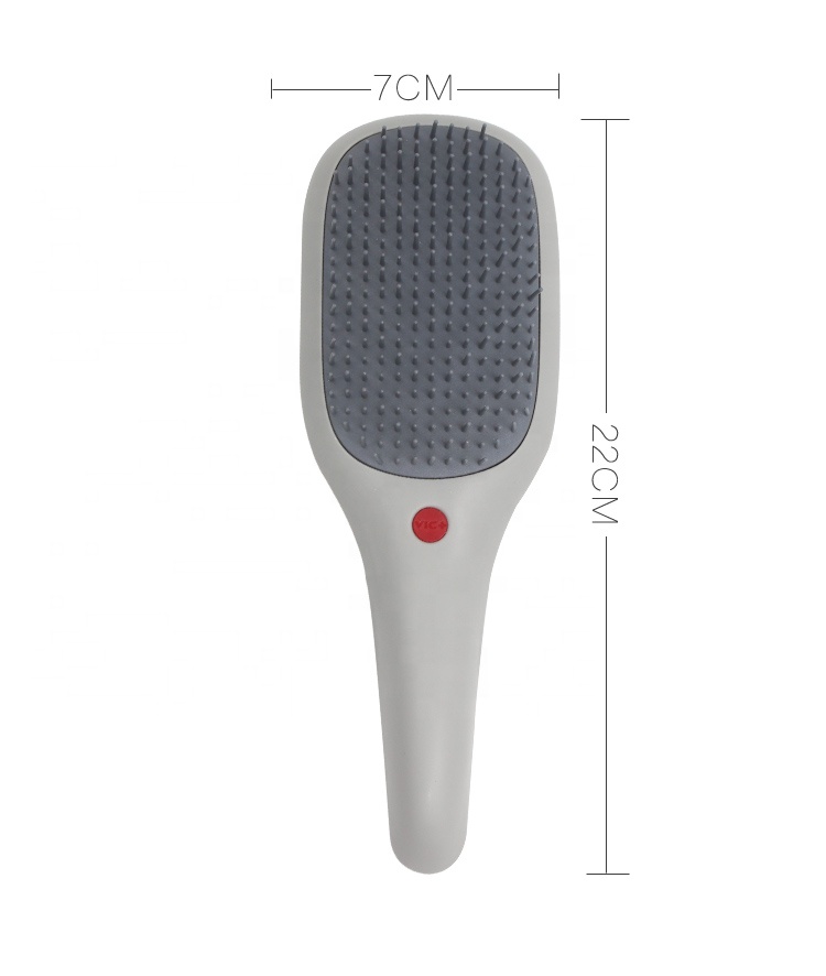 Professional Private Label Oval Detangling Matte Paddle Straightener Tangle Free Hair brush
