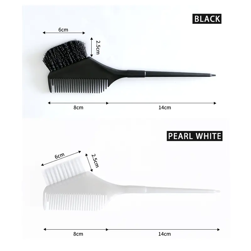 Custom Logo Salon High Quality 360 degree Hair Dyeing BrushHair Color Comb Tools
