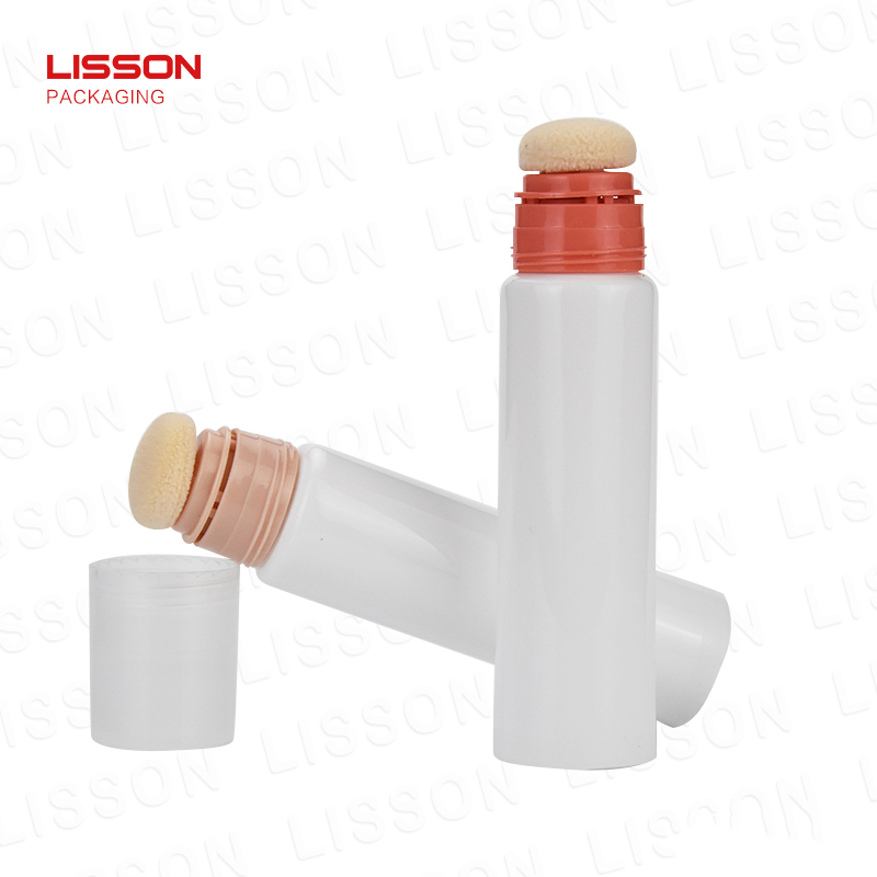 10g cosmetic tube makeup packaging sponge brusher concealer applicator