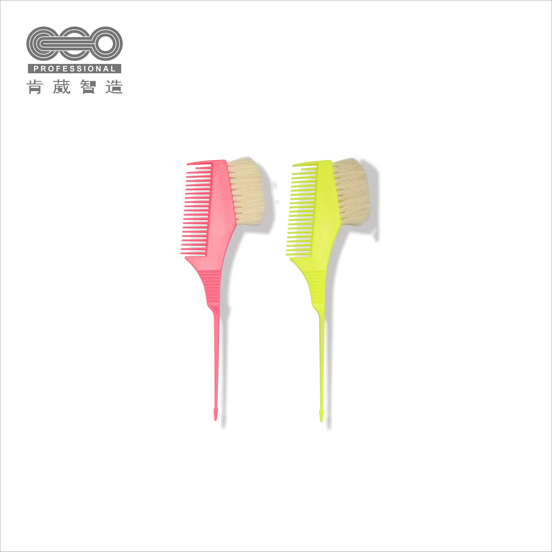 Hot sale plastic fancy hair dye comb with hair coloring Salon dedicated