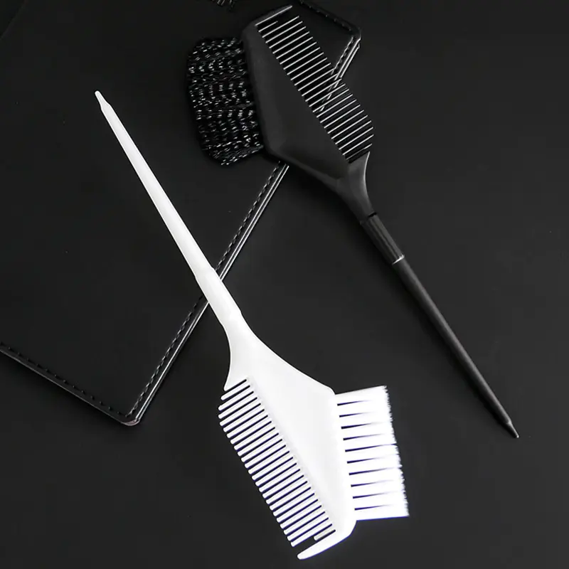 Custom Logo Salon High Quality 360 degree Hair Dyeing BrushHair Color Comb Tools