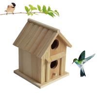garden custom promotion gift finished classical wooden carved bird house