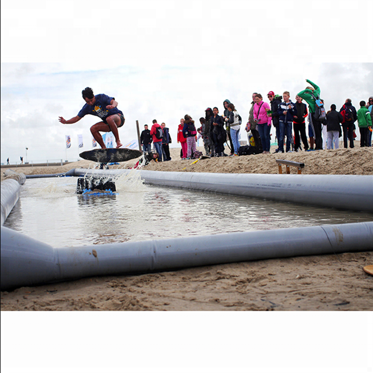 giant PVC 20 meters long inflatable skim board pool or inflatable skimboard pool or inflatable water pool for skimboard