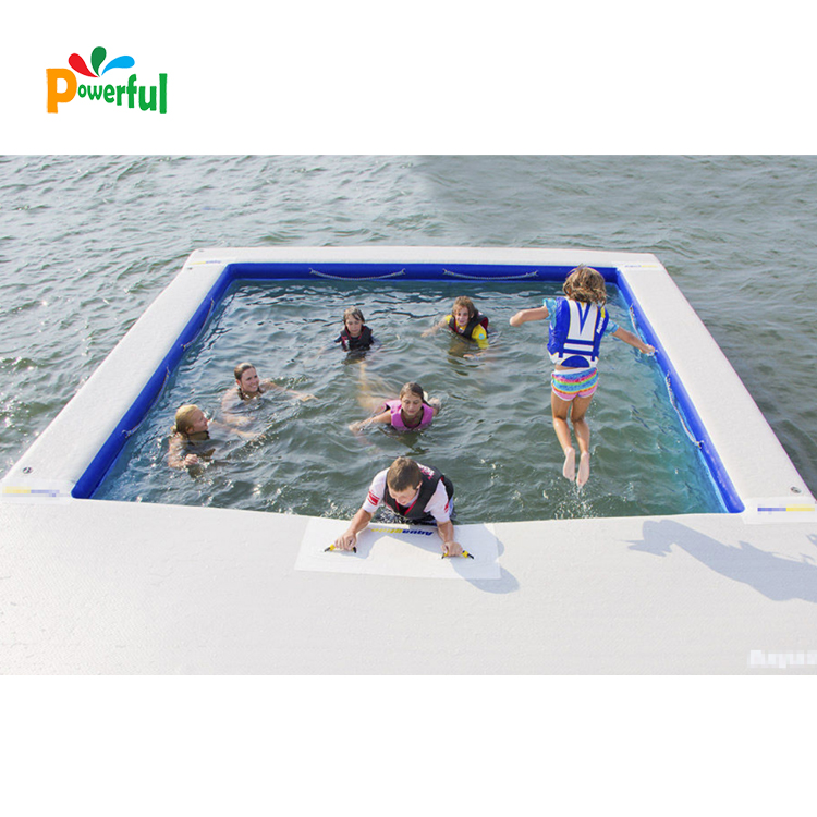 Sea private party inflatable swimming pond yacht pool