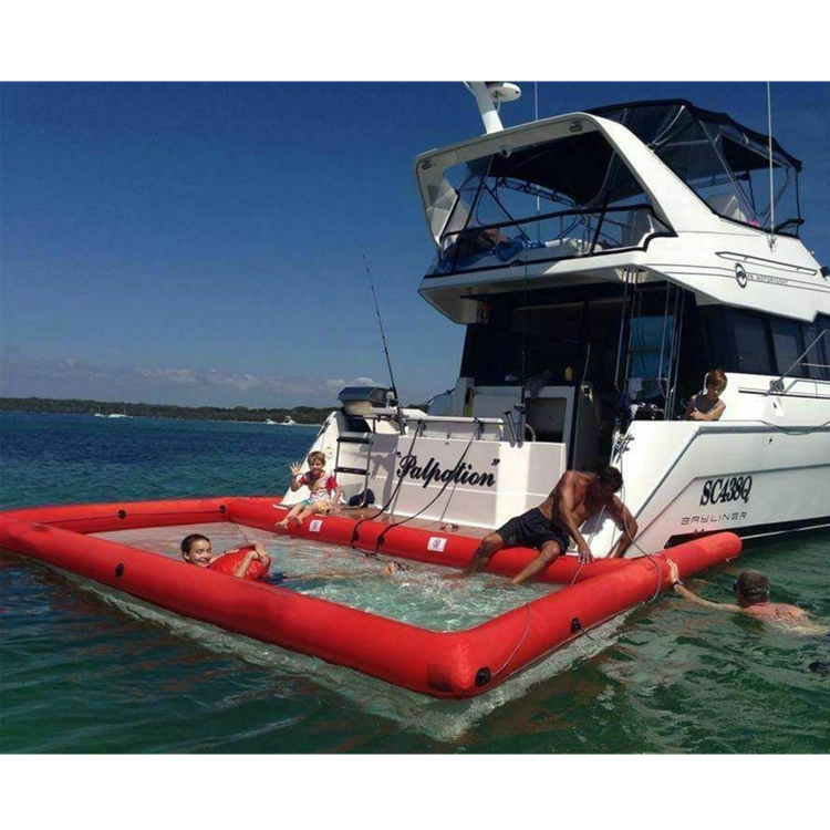 custom inflatable floating sea poolwater play equipment