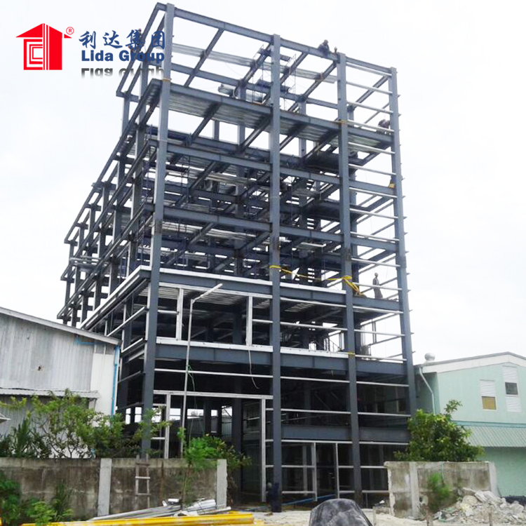 Industrial multistory steel structure prefab building