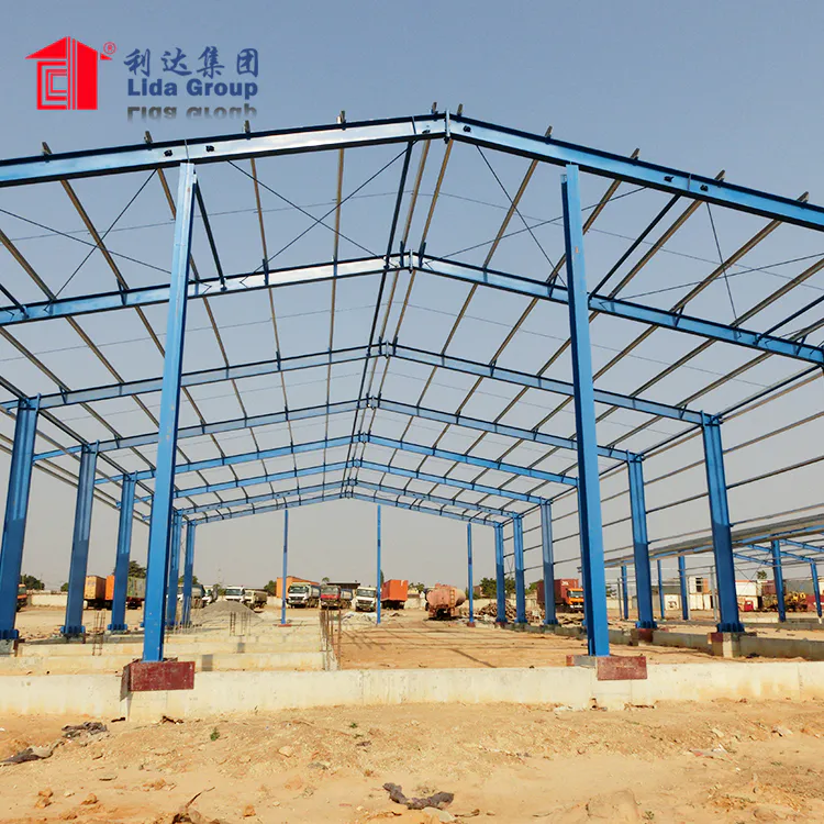 Rwanda Prefabricated Metal Buildings Prefab Steel Structure Factories