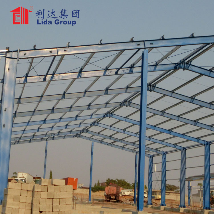 prefabricated steel structure warehouse metal