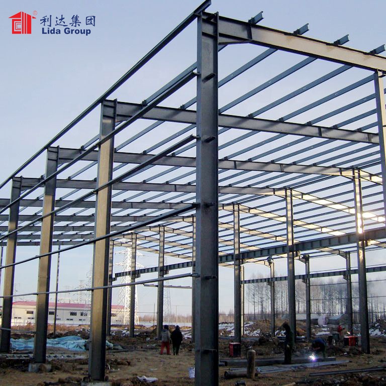 Structure steel warehouse build, easy construction for warehouse