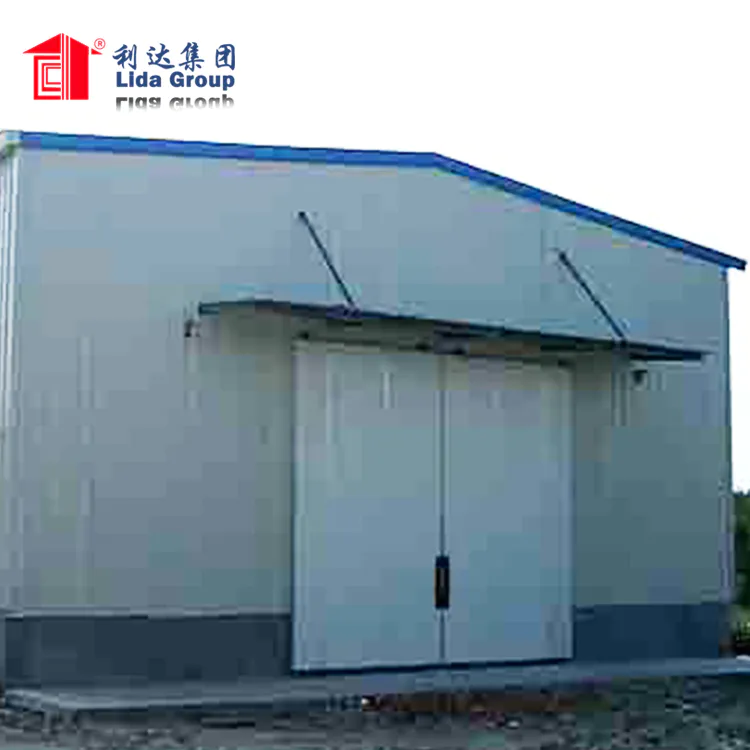 Prefabricated steel structures commercial warehouse / steel metal buildings sheds construction