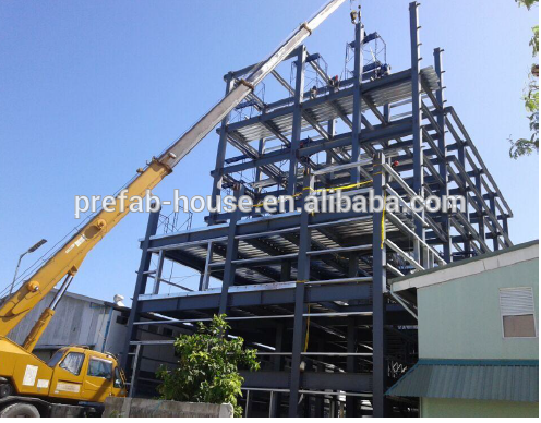 Metal Frame Building Quick Install Custom Design Prefab Steel Logistics Warehouse