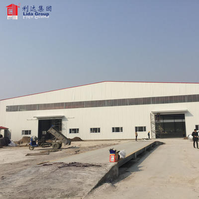 Fast construction ready made warehouse roof structure, steel structure warehouse for Ukraine