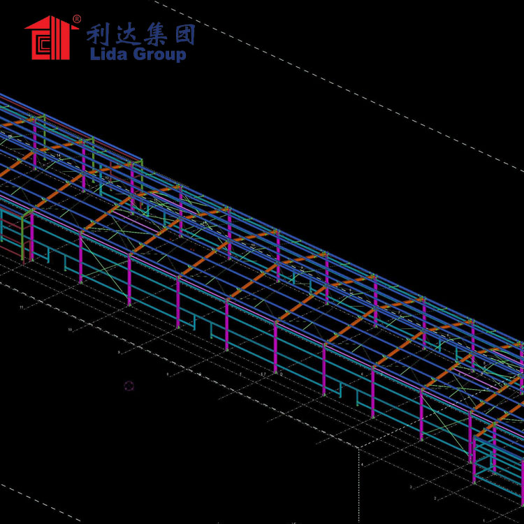 Free design prefabricated steel structure buildings widely used for warehouse/workshop