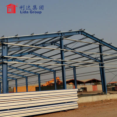 prefab warehouse steel structure/plant frame steel buildings/prefabricated hangar