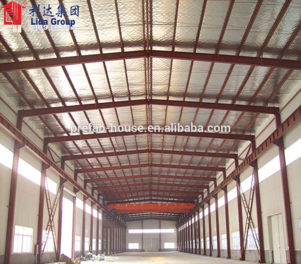 Two Story Steel Structure Frame Warehouse Construction Design