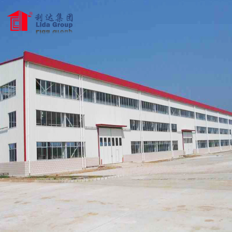Low cost prefab steel structure logistic park warehouse