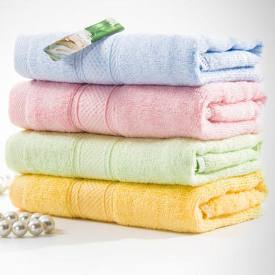 Customized 100% Organic Bamboo Fiber face towel bath towel