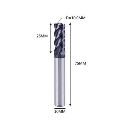 Tungsten Steel 4 Flutes Flat TOOLS MANUFACTURER PLASMA CUTTER High Speed Mill