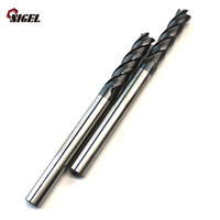 HRC55 milling cutter solid carbide square end mill4 flutes for cutting tools