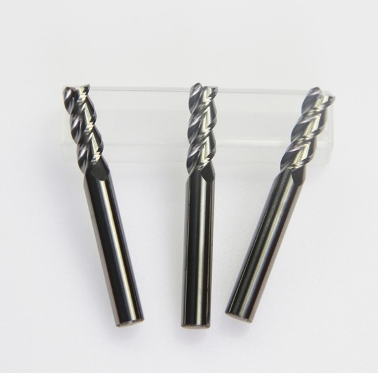 Tungsten Steel 4 Flutes End Mill 0.1mm End Milling Cutter Ballnose Milling Cutter