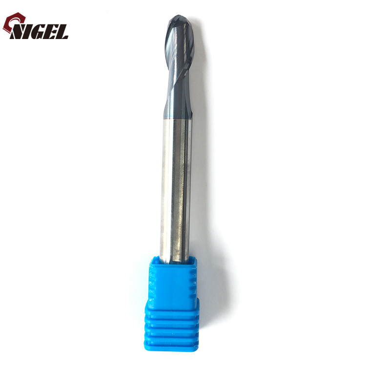 Newest tungsten carbide ball nose dhf end mill