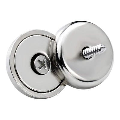 D60 Disc Super strong fishing neodymium pot magnets with eyebolt of hook