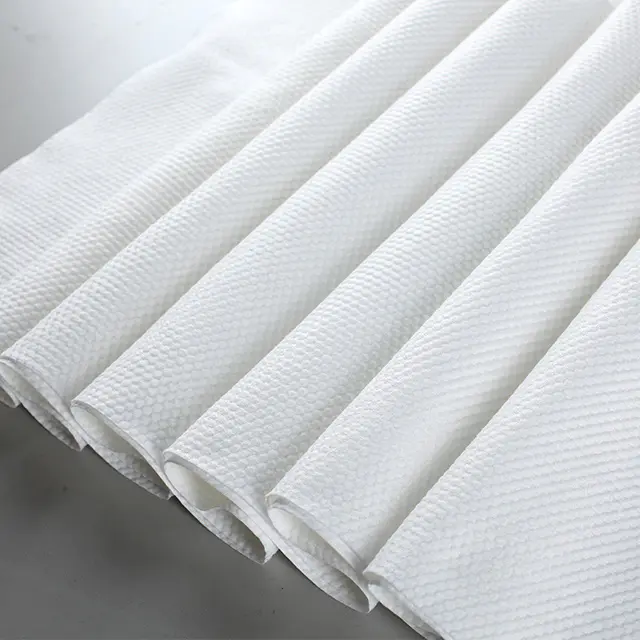 Spunlace Nonwoven Fabric Plaine/Mesh/Junior Pearl Type