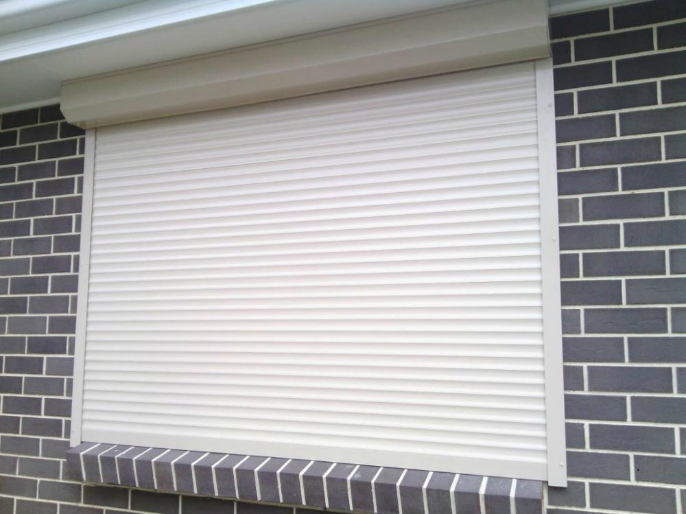 1000x1400 45mm Slat Aluminum External Shutter Window for Residential