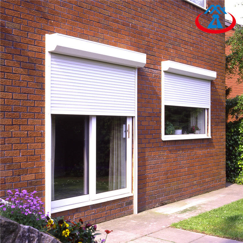 1800*2100mm White Color Professional shutter drawing design aluminum shutter window