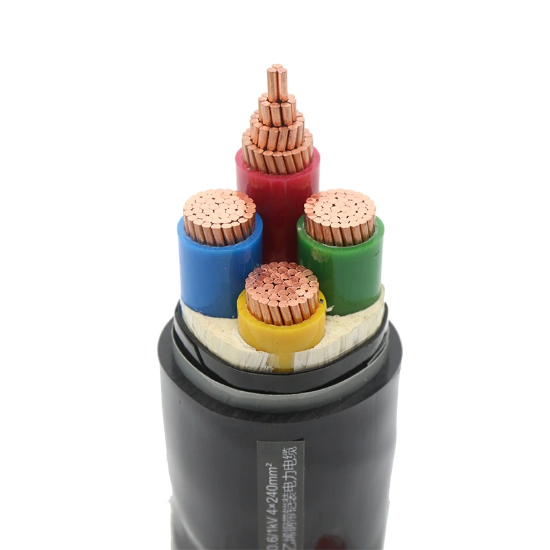 china cable supplier 4 core cu xlpe swa pvc armoured cable 120mm2