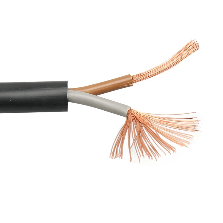 2020 function electric cable RVV 2 core 4mm2 power cable 2 X 4 oxygen free copper wire