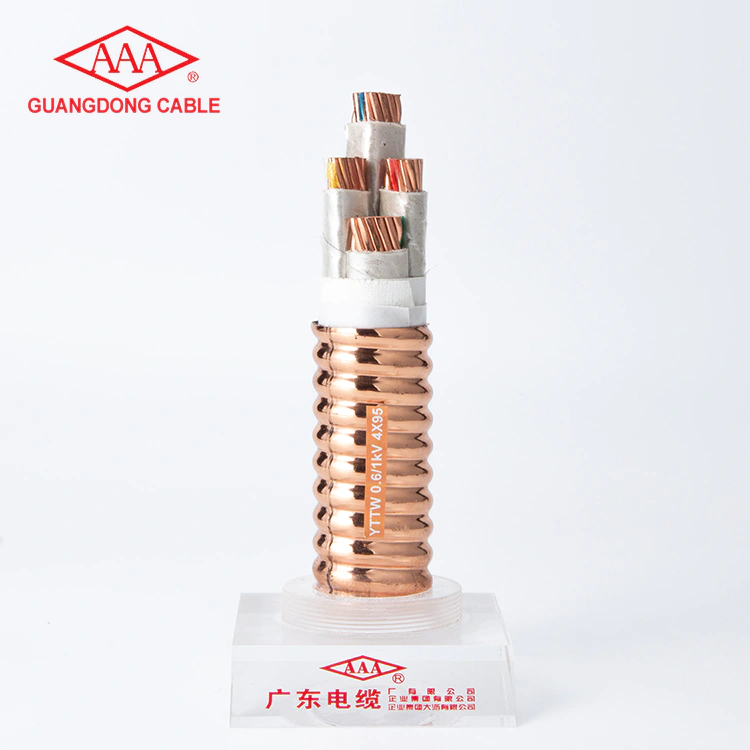 4 Core 95mm2 0.6/1KV Mineral Insulated Flexible Cable