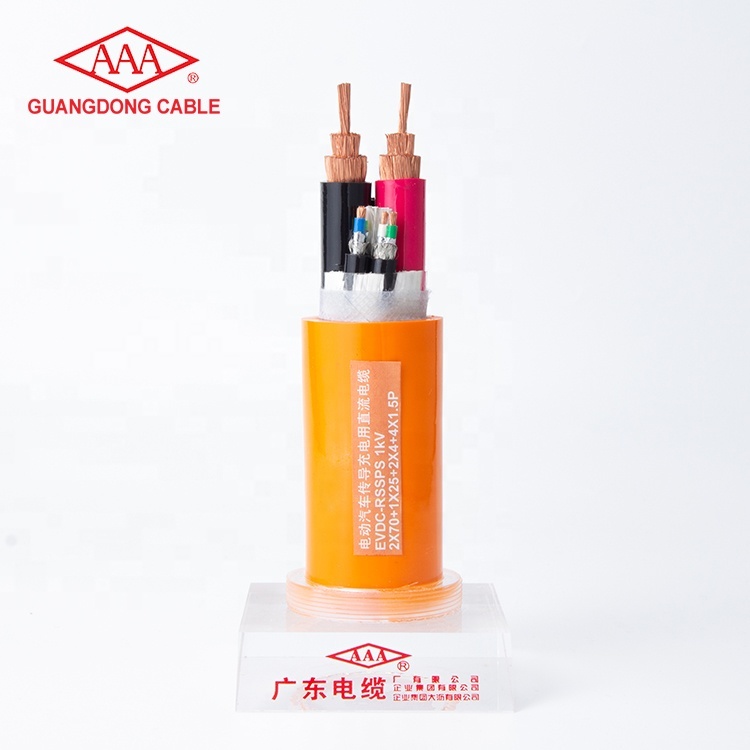 1KV Copper Conductor Copper Wire Braided Shielded TPE Insulated Electric Vehicle Charging Cable