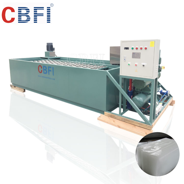 Large block ice plant with stainless steel ice mold to make ice-CBFI