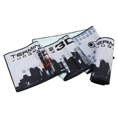 100% polyester coral fleece composite sublimation printed sports towel