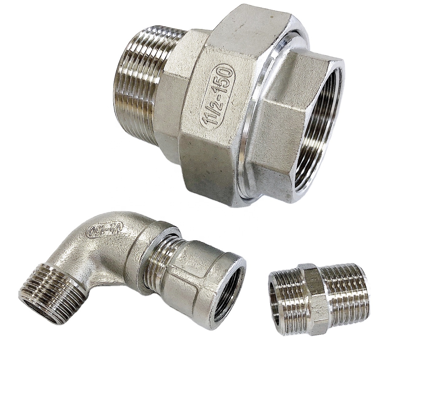 china hot sales wholesales stainless steel male/female threaded adaptor fitting304/316L