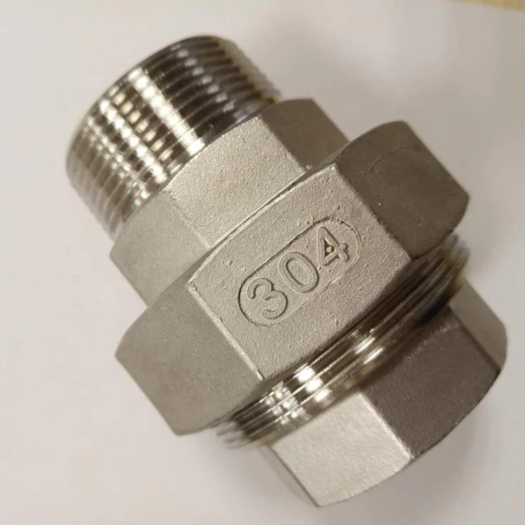 stainless steel pipe fitting union adapter