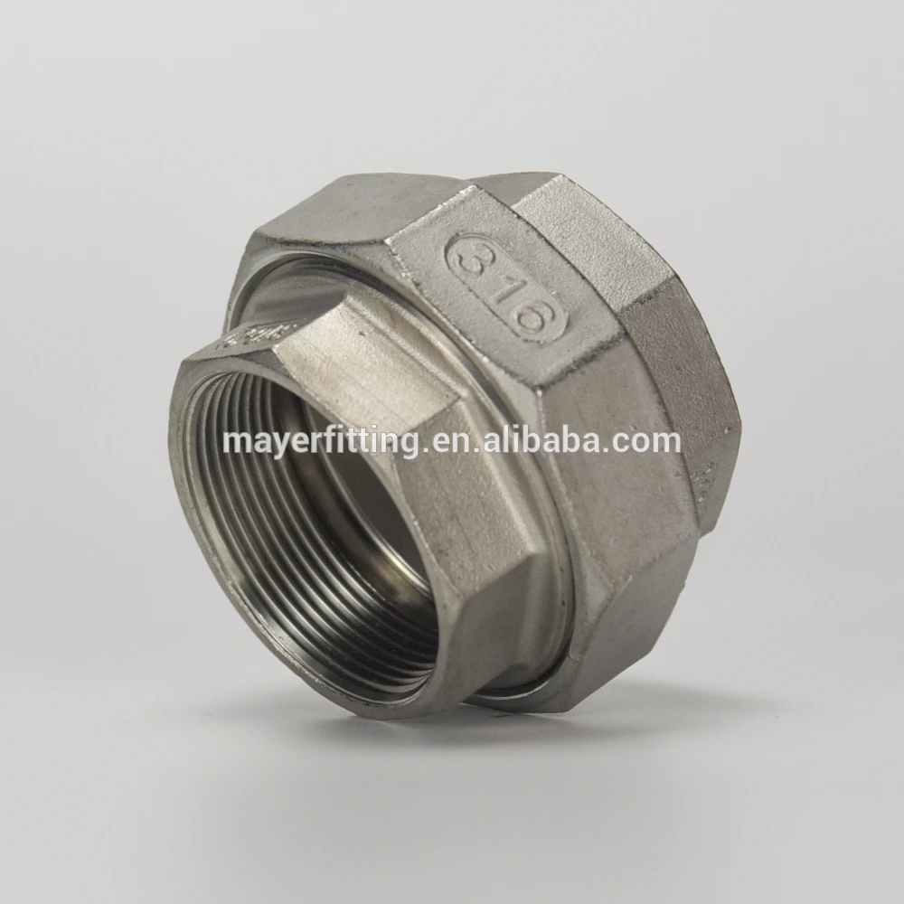 China supply male female union fitting stainless steel hydraulic fitting