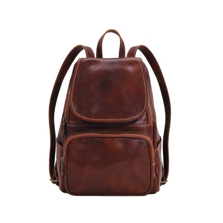 mochilas Hot Sale Top Leather Large Capacity Stylish Backpack for Men