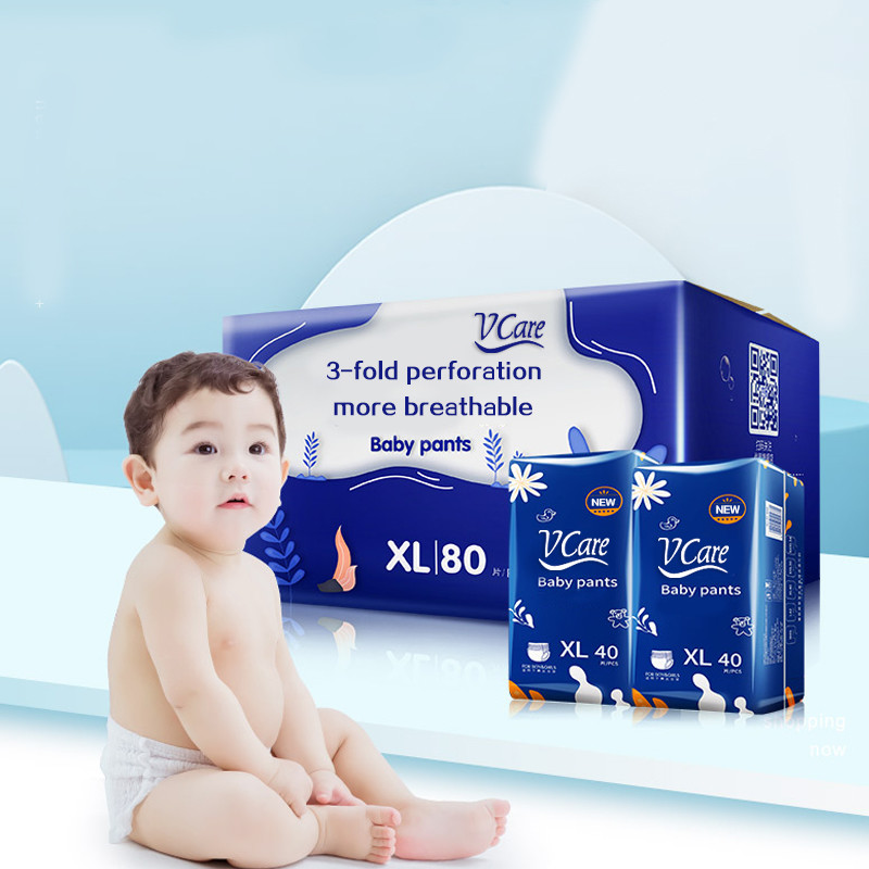 Wholesale B-level Baby Diapers With Strong Water Absorption Effect, Factory Diapers In Bales Uses Natural Organic Cotton