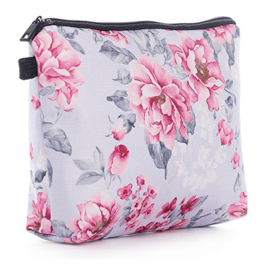 New arrival Flower Printed Women Mack UP Bag High Quality Canvas design Female Cosmetic Bag Mini Fashion Travel Bag For Girls