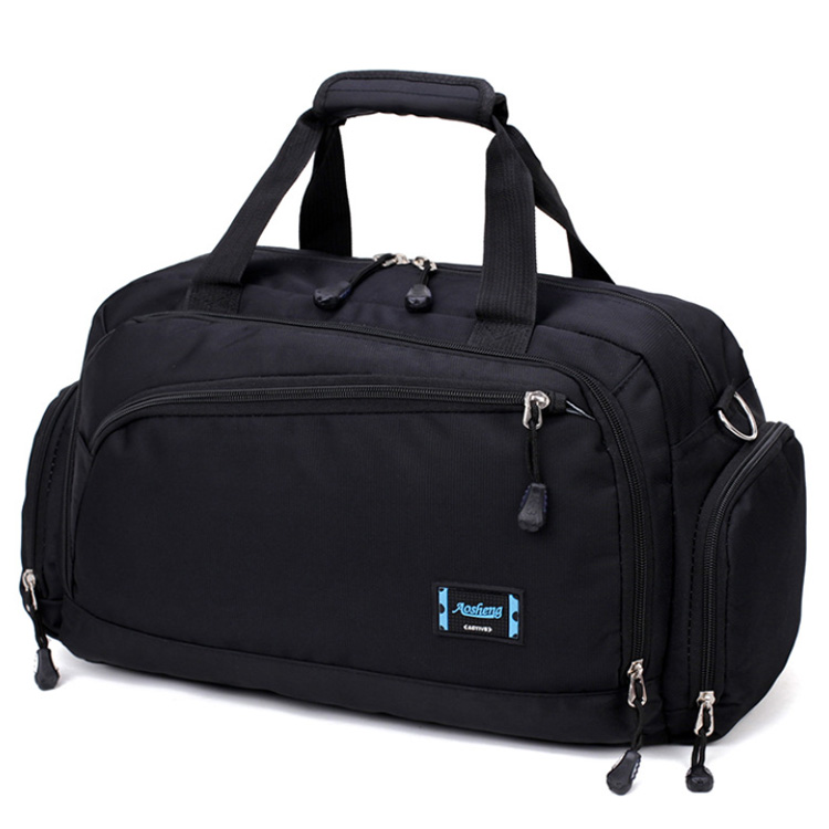 Osgoodway2 Multicompartment Unisex Gym Sports Duffel Bag Black Designer Duffle Bag