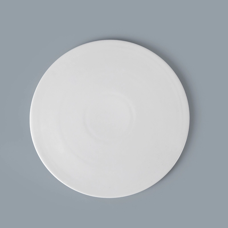 Crockery Porcelain White Round Plain Edge Dinner Plate, Two Eight Ceramics Crockery Tableware Porcelain Plates White#
