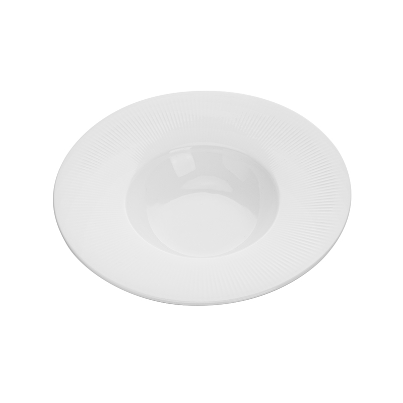 New Product Ideas 2019 Innovative for Hotels Durable Dishwasher Safe,Plates used in Restaurants, Wide Rim Bowl