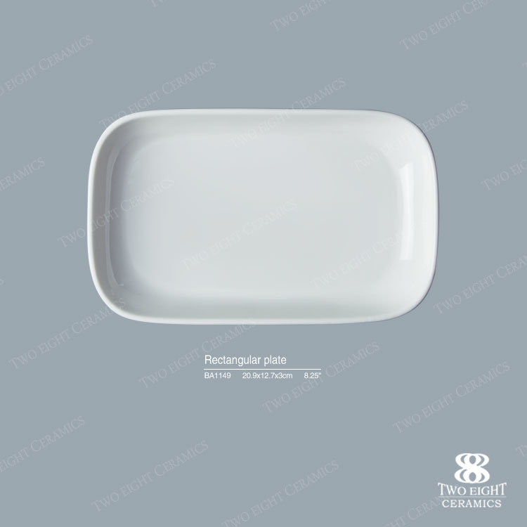 Bulk Ceramic Ware Kitchen Fine Quality Crockery White Porcelain Plate For Dishes^
