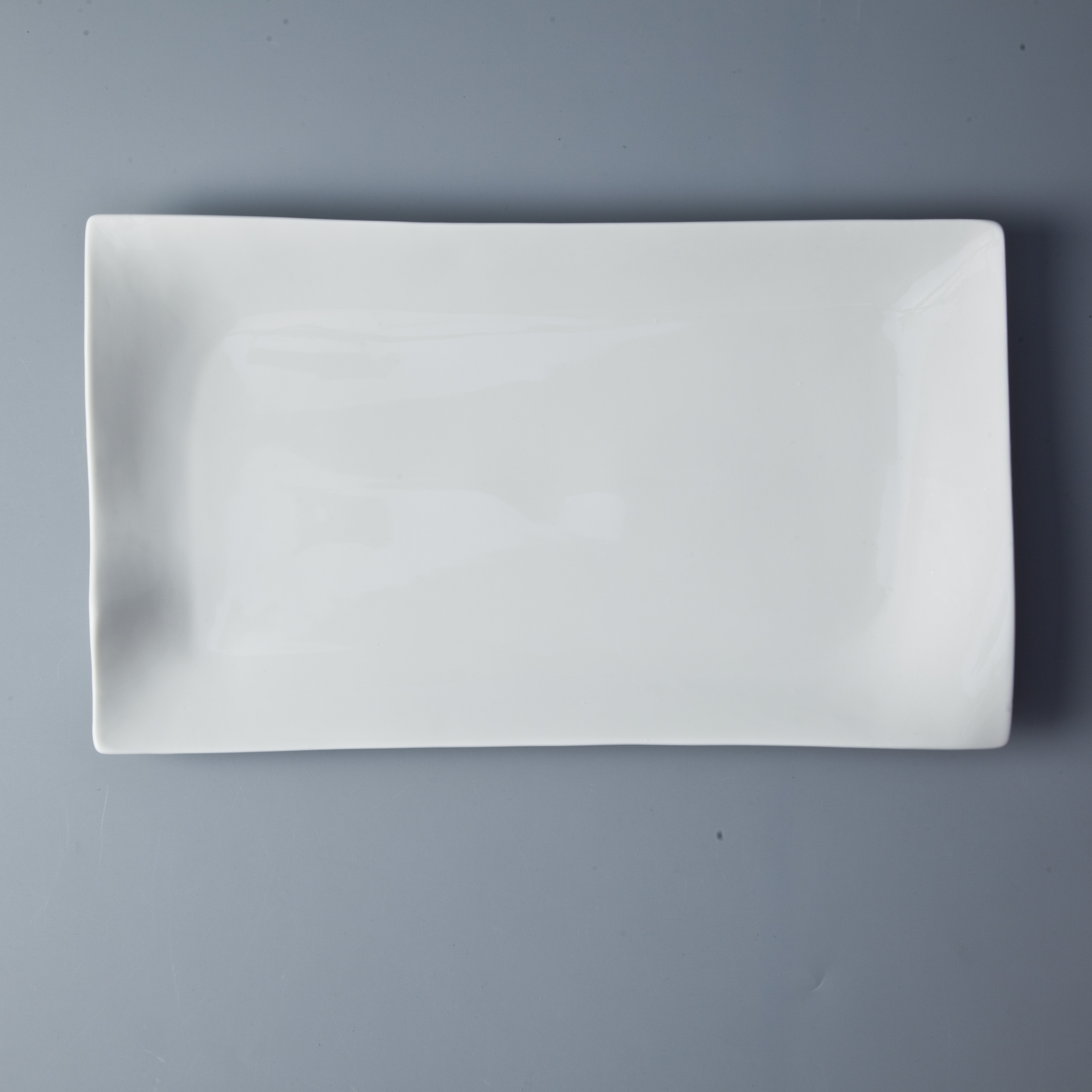 Restaurant supply dinner plate crockery tableware rectangular plate