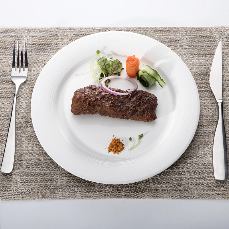 Cutlery Scratch Proof Porcelain Crockery Plates, Used China Dinnerware Plates, Platos Para Restaurante&