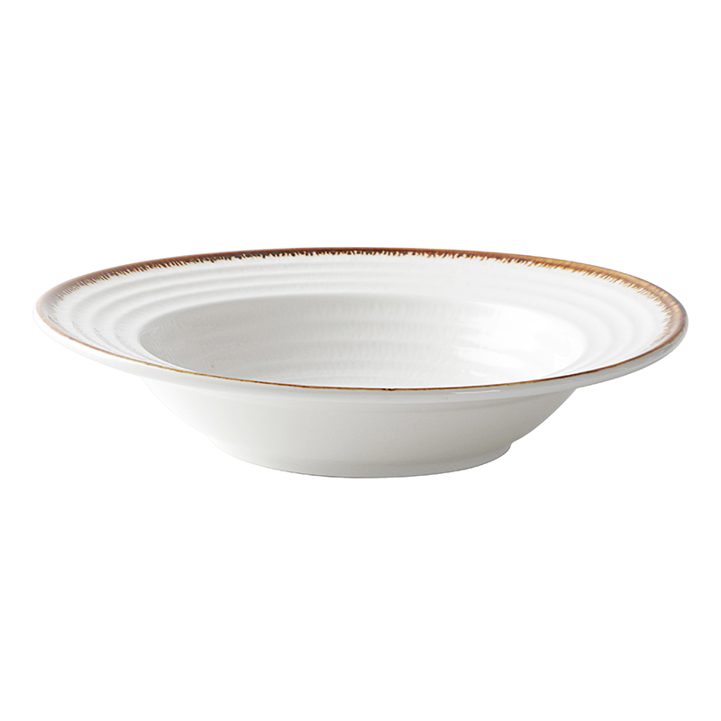 New Amazing DesignElegance Soup Plate Restaurant White Porcelain Factory Price Dinnerware Plate Porcelain/