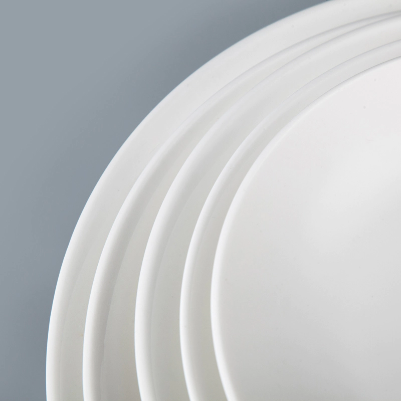 Wholesale Round Charge Plates Restaurant Two Eight Ceramics Crockery Tableware Dinnerware Ceramic Plate Restaurant&