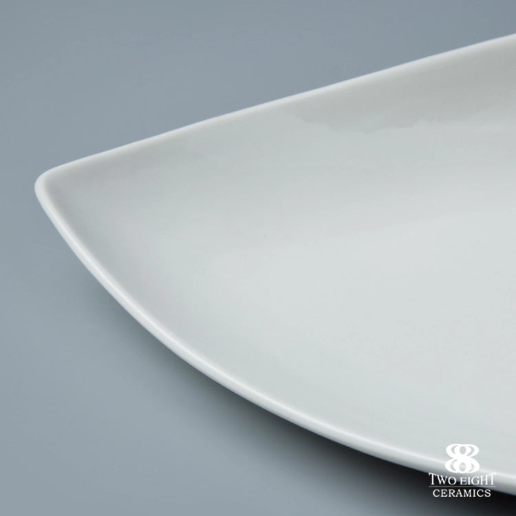 Wholesale durable porcelain buffet plate, beauty buffet plate, hotel ceramic ware
